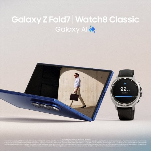 Samsung Galaxy Z Fold7 12GB/256GB Dobrável com IA Cinzento Prateado (Versão Importada UE)