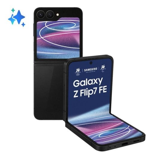 Samsung Galaxy Z Flip7 FE 5G 8GB 6.7" 256GB Nero Smartphone pieghevole