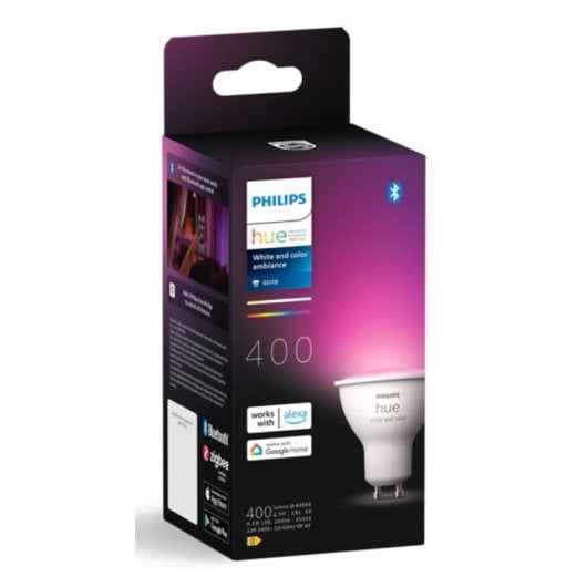 Philips Hue White and Color ambiance LED Spot 4,2 W GU10, 2000-6500 K, 400 lm, dimmbar, Smart Home kompatibel