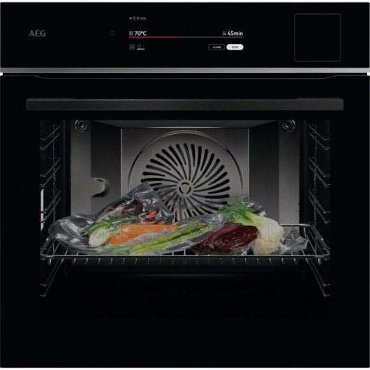 Horno eléctrico AEG Series 9000 TP9SB831AB 70L Negro con vapor, Wi-Fi y autolimpieza