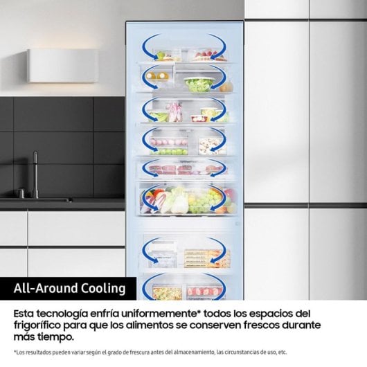 Frigorífico Samsung Series 8 RB50DG632ES9EF Combinado 192cm 505L E Inox SpaceMax No Frost WiFi