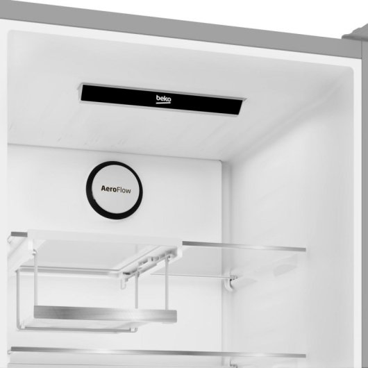 Frigorífico Beko Combi 203,5cm 355L C Metálico No Frost Zona Fresca Display Inverter