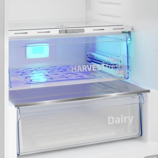 Frigorífico Beko Combi 203,5cm 355L C Metálico No Frost Zona Fresca Display Inverter