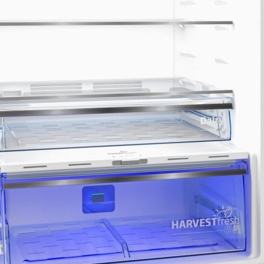Frigorífico Beko Combi 186cm 557L D Acier Inoxidable Antiescarcha