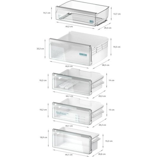 Frigorífico Siemens Integrable No Frost 194cm 290L D Blanco hyperFresh superFreezer