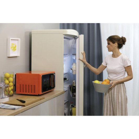 Microondas Candy Divo G20CO 20L 700W con Grill y Panel LCD Naranja