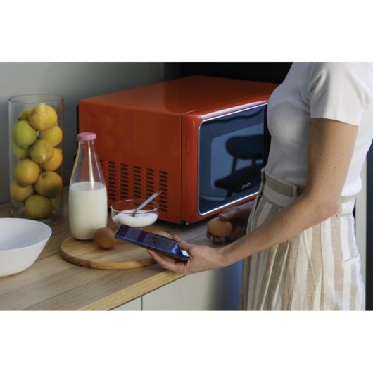 Microondas Candy Divo G20CO 20L 700W con Grill y Panel LCD Naranja