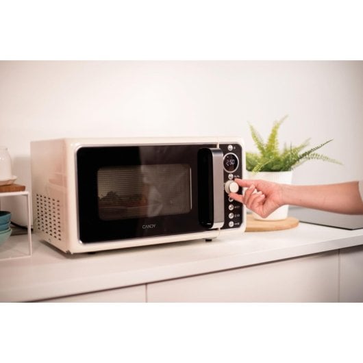 Microondas Candy Divo G25CC 25L 900W con Grill Touch Display Bloqueo Infantil