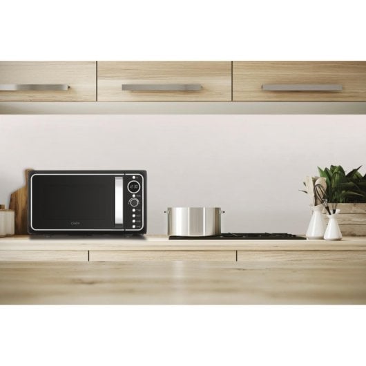 Microondas Candy Divo G25CMB 25L 900W con Grill Touch Pantalla Negra