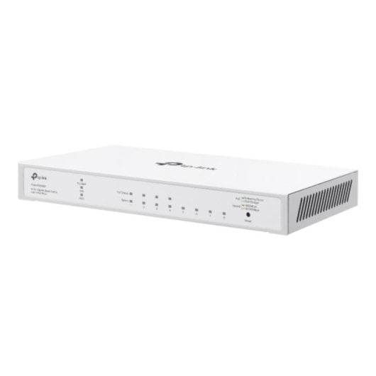 8 Ports Gigabit Managed Switch mit 2 SFP Slots und PoE+ 30W pro Port, 16 Gbit/s Durchsatz