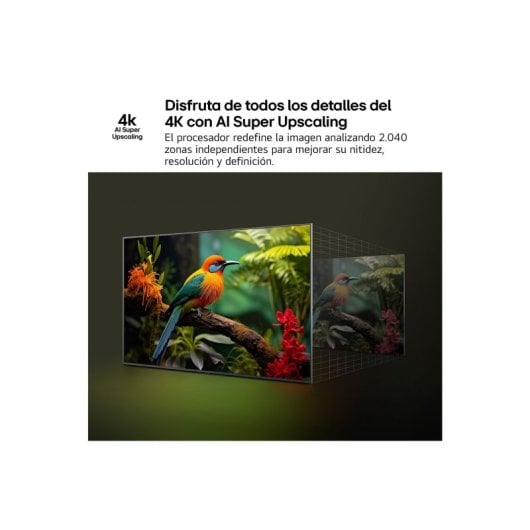 TV LG QNED 43QNED70A6A 43" 4K Ultra HD Smart TV Wifi Nero