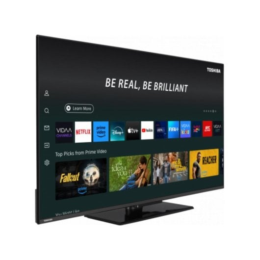 TV Toshiba DLED 50QV3F63DG 50" 4K Ultra HD Smart TV mit HDR Dolby Vision und Wifi