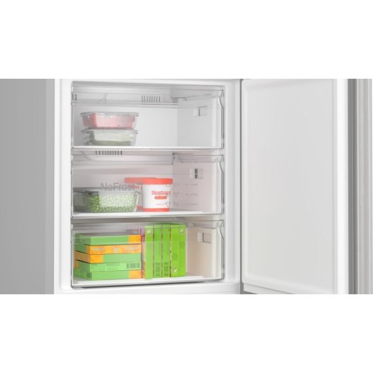 Frigorífico Bosch Combi 203cm 440L D Inox NoFrost VitaFresh XXL MultiAirflow LED