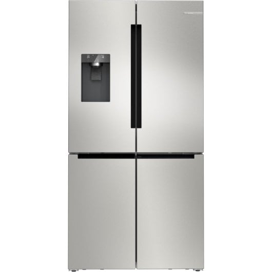 Frigorífico Bosch Americano 183cm 574L E Prateado Dispensador Água/Gelo No Frost MultiAirFlow LED