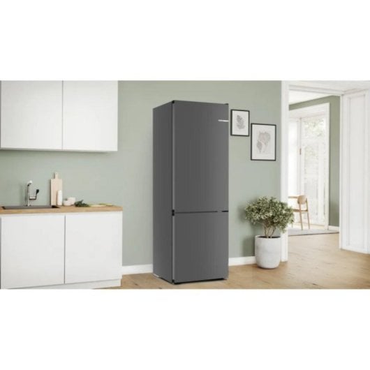 Frigorífico Bosch Serie 4 KGN49OCAF Combi XXL 203cm 311L A Antracita Antihuellas No Frost