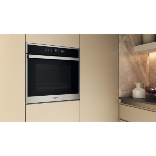 Forno elétrico Whirlpool WOI4S8HM1SXA 73L Preto inox Hidrolítico com convecção