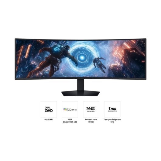 Moniteur Samsung S49FG912EU 49" Dual QHD 5120x1440 144Hz VA FreeSync