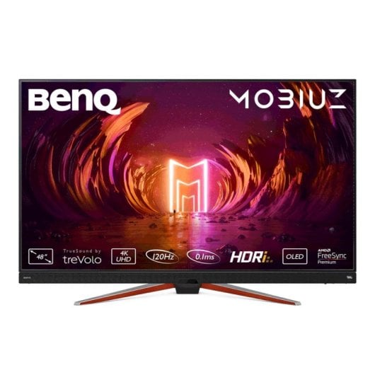 Moniteur BenQ EX480UZ 48" 4K Ultra HD 120Hz OLED FreeSync Premium