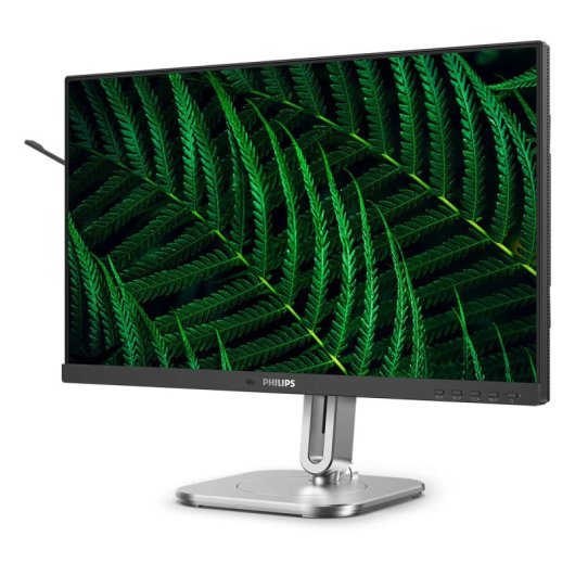 Monitor Philips 23,8" Full HD 100Hz IPS USB 3.2 VESA Höhenverstellung Anthrazit
