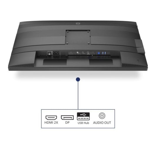 Monitor Philips 24B2G5200/00 23.8" FullHD 100Hz IPS USB 3.2 Altavoces Ajuste Altura VESA Antracita