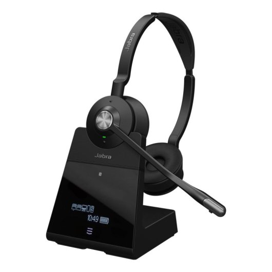 Auriculares Jabra Engage 75 SE inalámbricos Bluetooth 5.0 con Cancelación de Ruido y Micrófono Boom negro