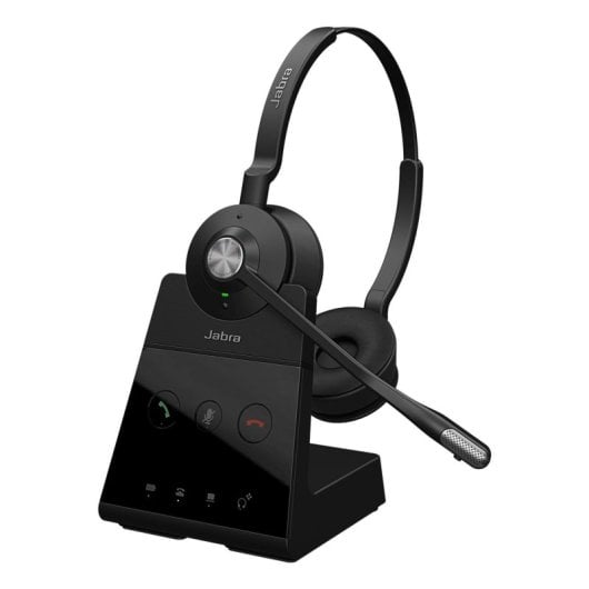 Jabra Engage 65 SE Headset para Escritório DECT Sem Fios com Cancelamento de Ruido e Microfone Preto
