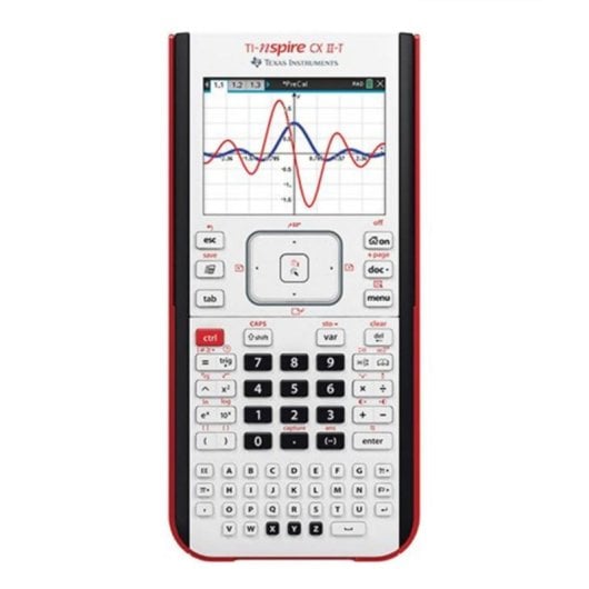 Calculadora Gráfica TI-Nspire CX II-T Branco com 64MB RAM e Tela 320x240 USB