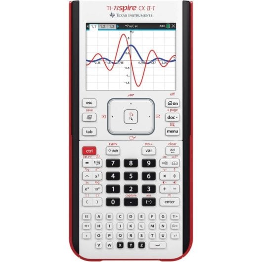 Calculadora Gráfica TI-Nspire CX II-T Branco com 64MB RAM e Tela 320x240 USB