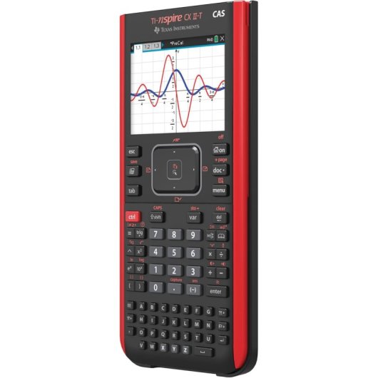 Calculatrice Graphique Texas Instruments TI NSPIRE CX II-T CAS, 90 Mo de Mémoire, USB, Noir