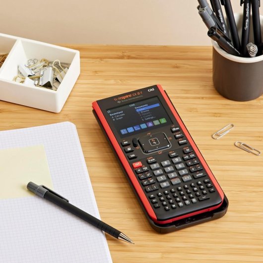 Calculatrice Graphique Texas Instruments TI NSPIRE CX II-T CAS, 90 Mo de Mémoire, USB, Noir