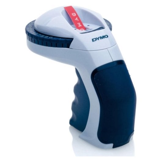 Rotuladora em relevo DYMO Omega com roda de 49 caracteres e etiquetas coloridas
