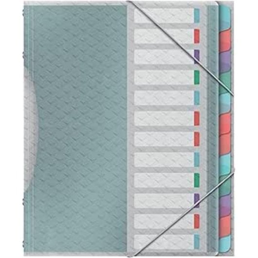 Esselte Colour'Breeze Trennblätter A4 12 Tabs Mehrfarbig Polypropylen 266x320mm