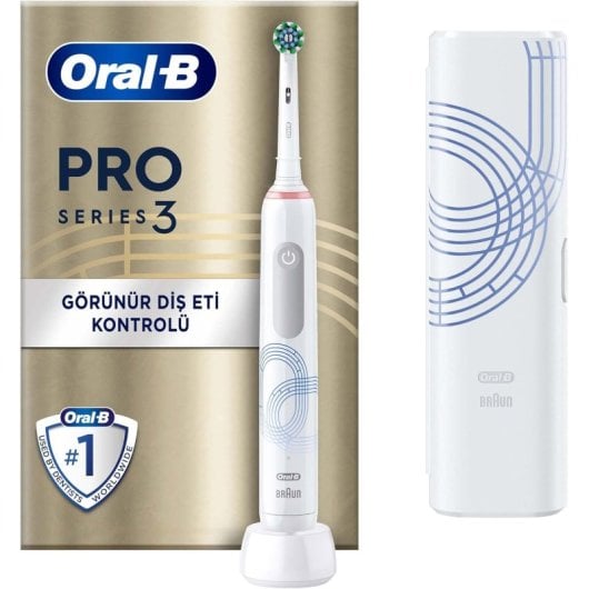 Oral-B Pro 3 3500 Olympia Bianco 3 Modi 3 Movimenti/min Batteria Ioni di Litio