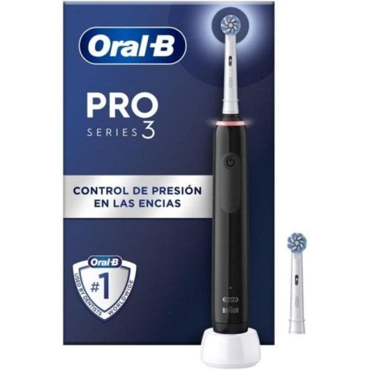 Oszillierende Zahnbürste Oral-B Pro 3 3000 3 Modi 2 Bürstenkopf Drucksensor Timer