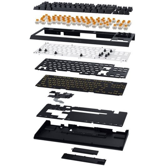 Teclado mecánico Razer BlackWidow V4 Tenkeyless HyperSpeed Layout ES inalámbrico RGB hot swap