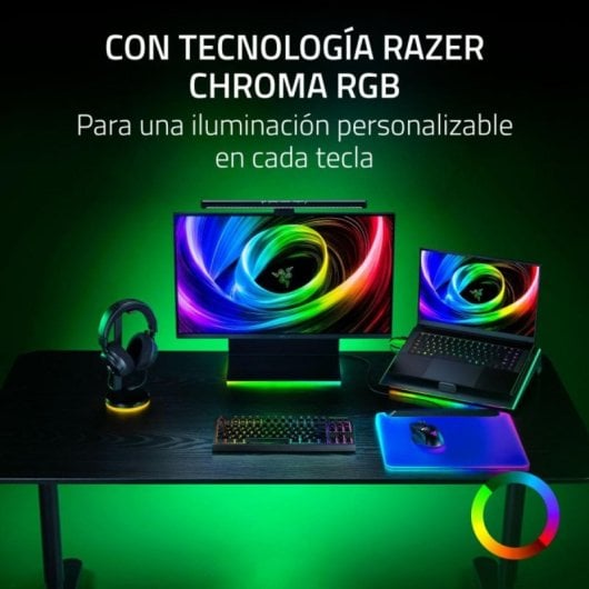 Teclado mecánico Razer BlackWidow V4 Tenkeyless HyperSpeed Layout ES inalámbrico RGB hot swap