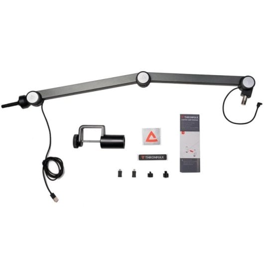 Brazo de micrófono Thronmax S1 Caster USB-C extensible 3m color gris oscuro