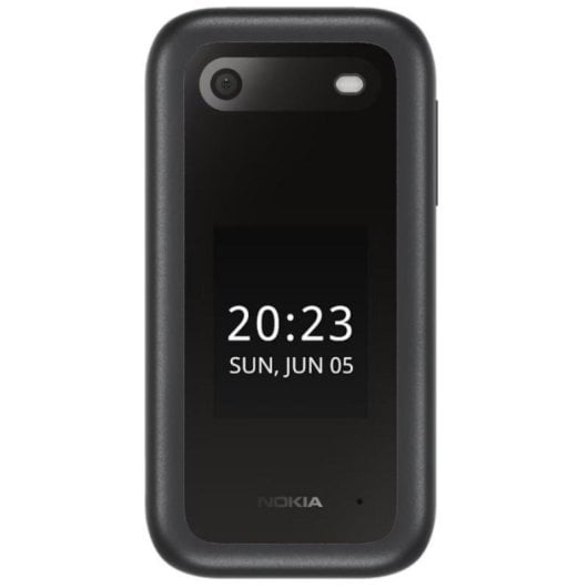 HMD 2660 Flip Telemóvel 4G Dual SIM com Ecrã 2.8", 128MB, MicroSD e Câmara 0.3MP Preto