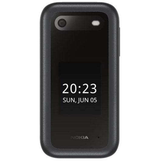 HMD 2660 Flip Telemóvel 4G Dual SIM com Ecrã 2.8", 128MB, MicroSD e Câmara 0.3MP Preto