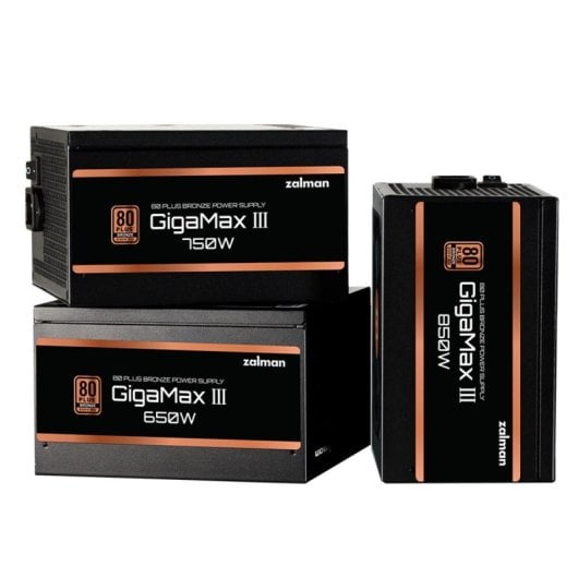 Netzteil Zalman 850W 80 PLUS Bronze GigaMax GVIII Semi-Modular Schwarz ATX 3.0