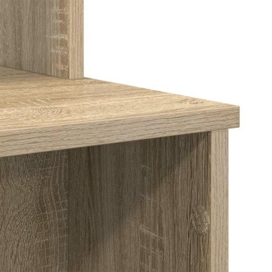 Secretária Magali MDF Branco Minimalista com Armazenamento e Design Reversível