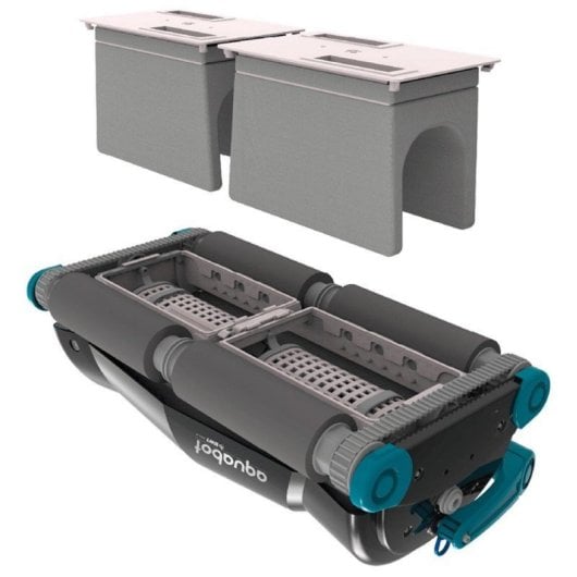 Aquabot Ultramax PVA 38.000L/h 865m²/h Cepillos PVA Microfibra Doble Bolsa LCD 45m