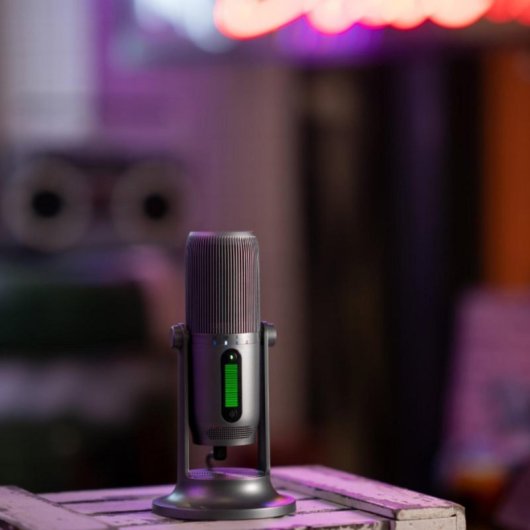 Micrófono Thronmax M2G USB condensador cardioide RGB personalizable