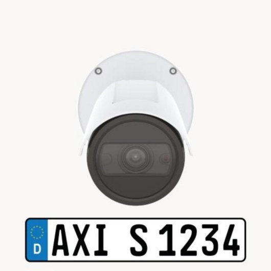 Cámara IP Axis 02811-001 Full HD con visión nocturna IR y WDR 120 dB Blanca para exteriores