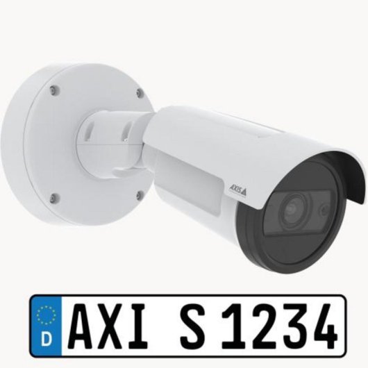 Cámara IP Axis 02811-001 Full HD con visión nocturna IR y WDR 120 dB Blanca para exteriores