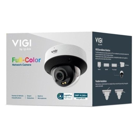 Videocamere di sorveglianza TP-Link Insight S225 FullHD Visione Notturna Esterna Rilevamento IA Audio Bidirezionale