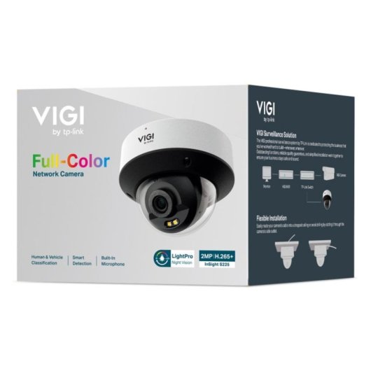 Videocamere di sorveglianza TP-Link Insight S225 FullHD Visione Notturna Esterna Rilevamento IA Audio Bidirezionale