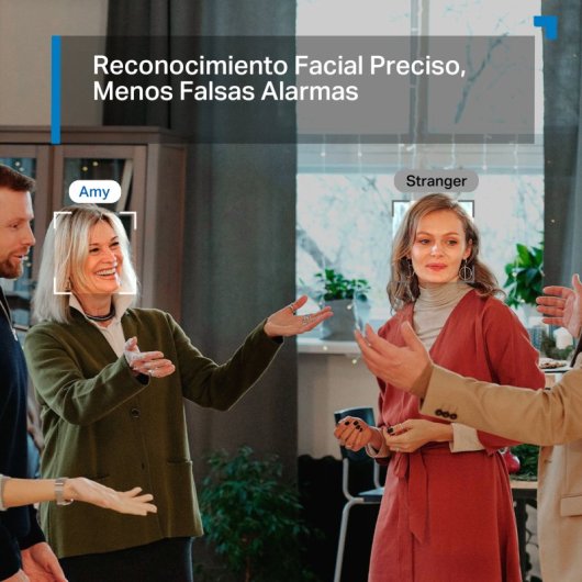 Tapo C260 Cámara de Vigilancia 360º Interior, 4K 8MP, Detección IA Gratuita Avanzada, Reconocimiento Facial, Visión Noct