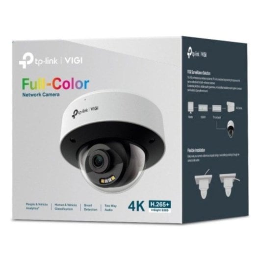 Videocamere di sorveglianza TP-Link InSight S285 4K Visione Notturna Esterna Rilevamento IA Audio Bidirezionale