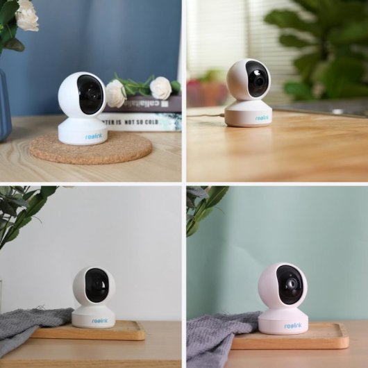 Cámara IP Reolink E320 3MP con WiFi, visión nocturna y control por voz Alexa/Google